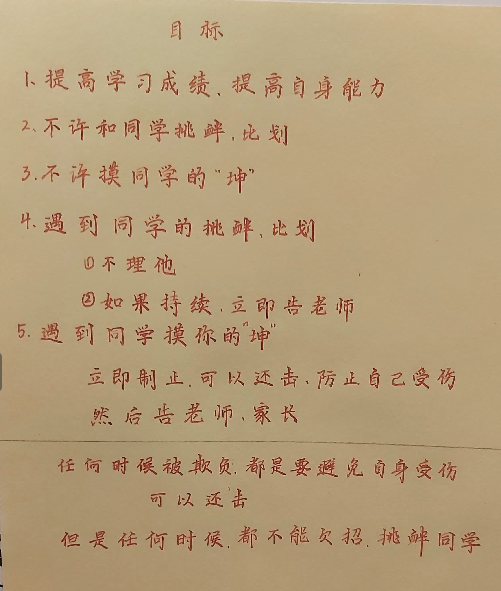 同学之间摸"坤"问题的处理流程